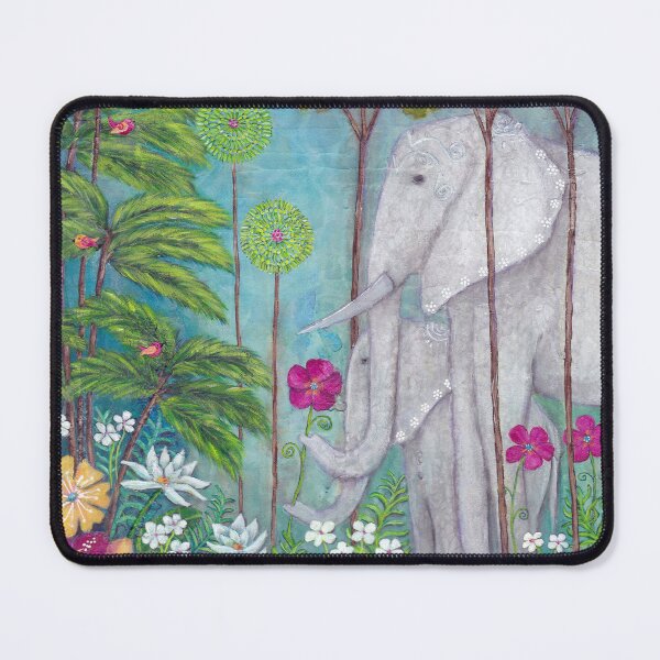 Item preview, Xena & Xantha Elephant Acrylic Painting designed and sold by Sunshyne66.