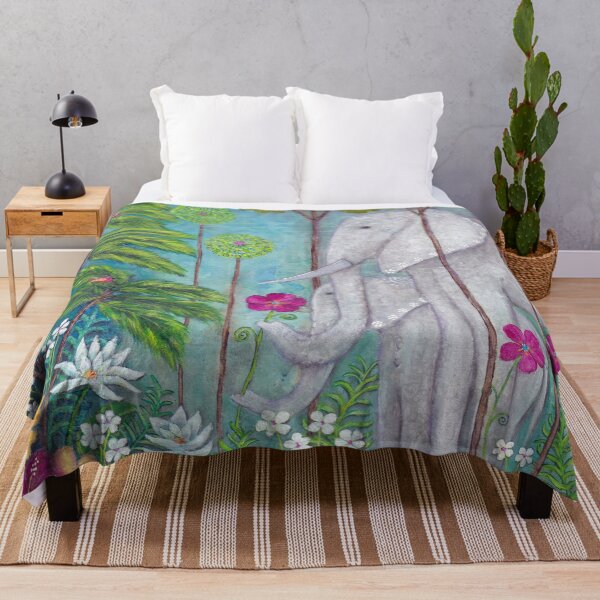 Item preview, Xena & Xantha Elephant Acrylic Painting designed and sold by Sunshyne66.