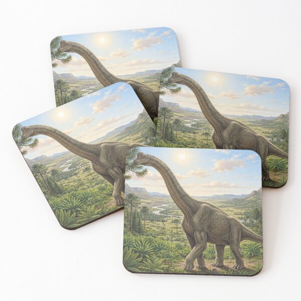 Item preview, Realistic Brachiosaurus Paleoart, Jurassic Dinosaur Illustration II designed and sold by Yaremchuk.