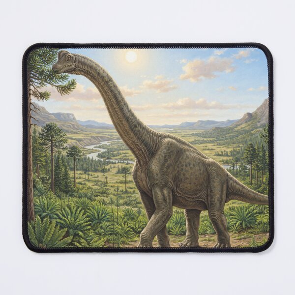 Item preview, Realistic Brachiosaurus Paleoart, Jurassic Dinosaur Illustration II designed and sold by Yaremchuk.
