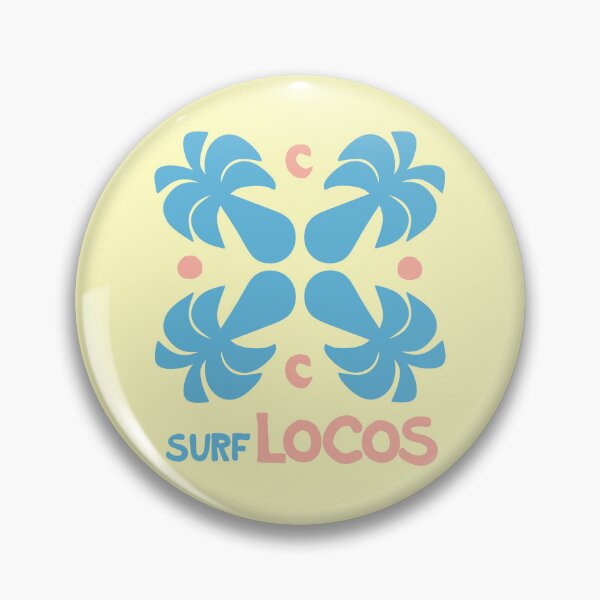 Item preview, Surf Locos Blue Palm Leaf Symmetry designed and sold by NUSA NIPA.