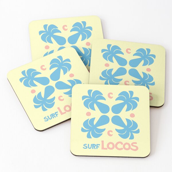 Item preview, Surf Locos Blue Palm Leaf Symmetry designed and sold by NUSA NIPA.