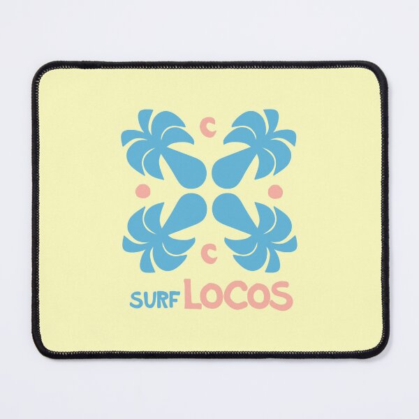 Item preview, Surf Locos Blue Palm Leaf Symmetry designed and sold by NUSA NIPA.