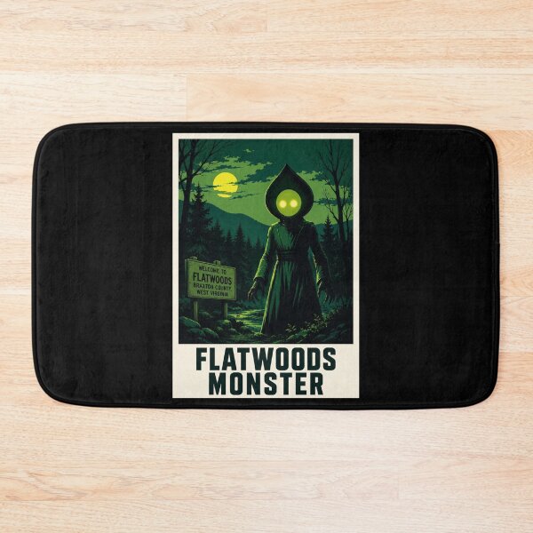 Item preview, Flatwoods Monster West Virginia Cryptid 1952 Horror Poster designed and sold by redsharkuk.