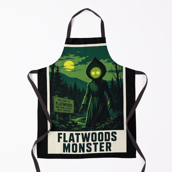 Item preview, Flatwoods Monster West Virginia Cryptid 1952 Horror Poster designed and sold by redsharkuk.