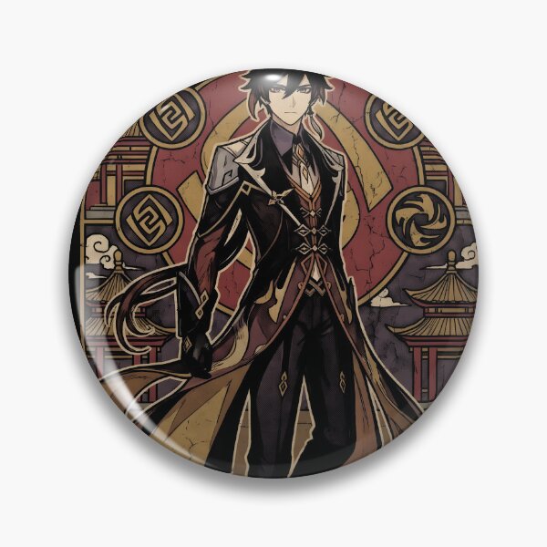 Item preview, Zhongli Genshin Impact Gothic Gamer Graphic Tee designed and sold by Senpaiwaves.