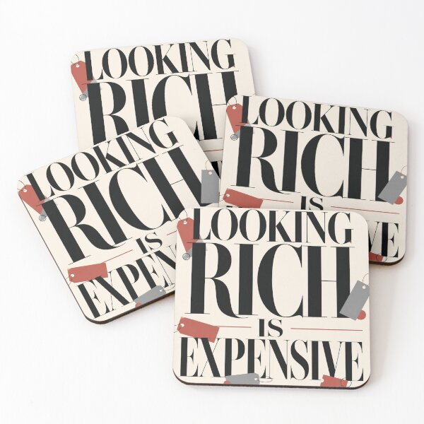 Item preview, Looking Rich Is Expensive - Witty Financial Statement Art designed and sold by Zaramodo.