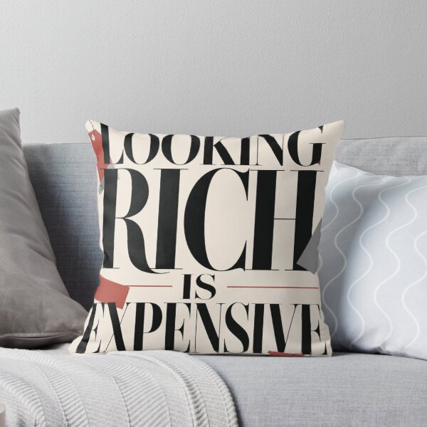 Item preview, Looking Rich Is Expensive - Witty Financial Statement Art designed and sold by Zaramodo.