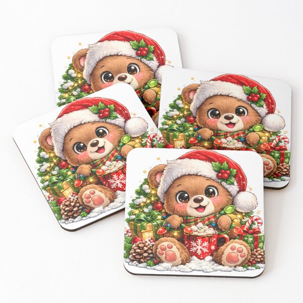 Item preview, Cute Christmas Teddy Bear Hot Cocoa Holiday Design designed and sold by TinyWeird.
