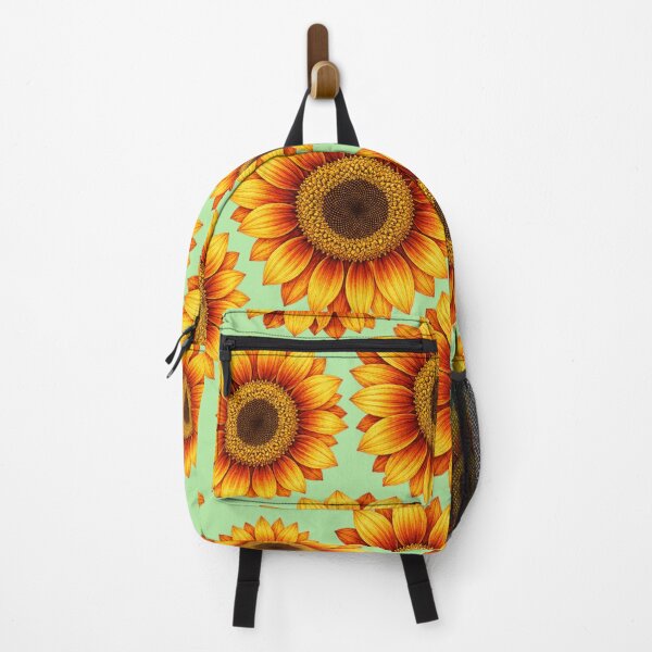 Item preview, Sunset Colored Sunflower Minimalist Design designed and sold by cbfineart.