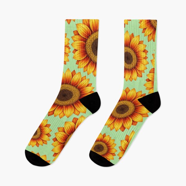 Item preview, Sunset Colored Sunflower Minimalist Design designed and sold by cbfineart.
