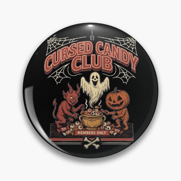 Artikelvorschau, Halloween-Süßigkeiten – Cursed Candy Club entworfen und verkauft von No Excuses Supply.