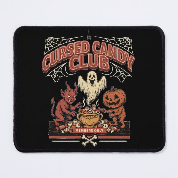 Artikelvorschau, Halloween-Süßigkeiten – Cursed Candy Club entworfen und verkauft von No Excuses Supply.