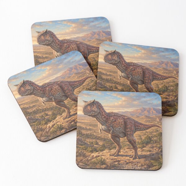 Item preview, Realistic Carnotaurus Paleoart, Cretaceous Dinosaur Illustration I designed and sold by Yaremchuk.