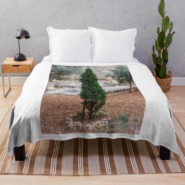 Item preview, Tall Evergreen Tree in a Rocky Natural Walkway Garden designed and sold by Nmallia.