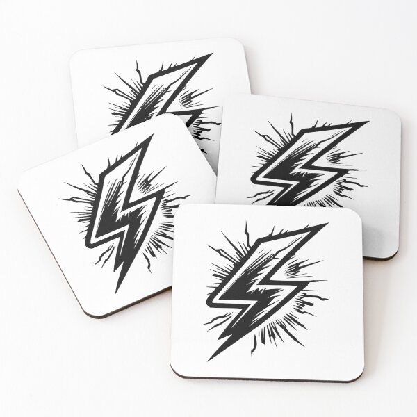 Item preview, High-Energy Cracking Lightning Bolt designed and sold by Ink8instinct.