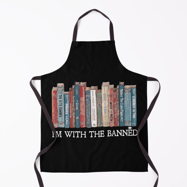 Item preview, I'M WITH THE BANNED: A Collection of Frequently Challenged Books Illustration designed and sold by Shopeon Designs.