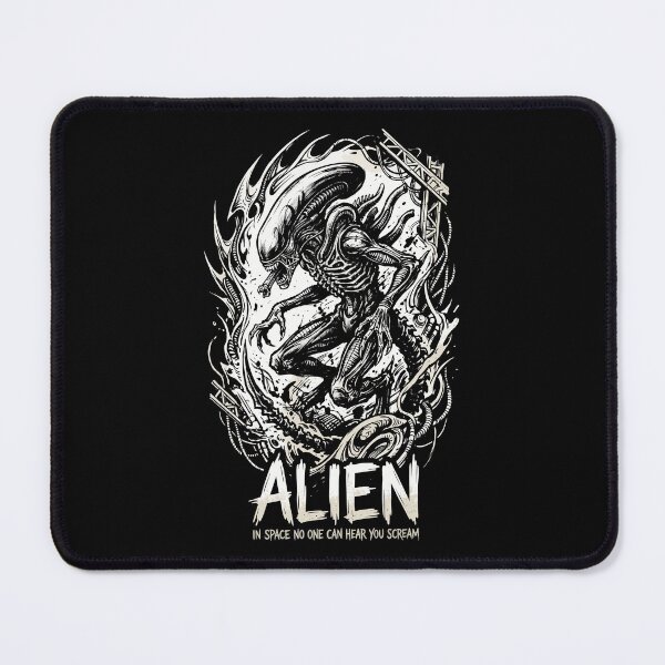 Item preview, Alien Xenomorph In Space No One Can Hear You Scream Sci-Fi Horror designed and sold by RatherCreative.