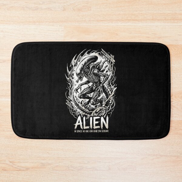 Item preview, Alien Xenomorph In Space No One Can Hear You Scream Sci-Fi Horror designed and sold by RatherCreative.