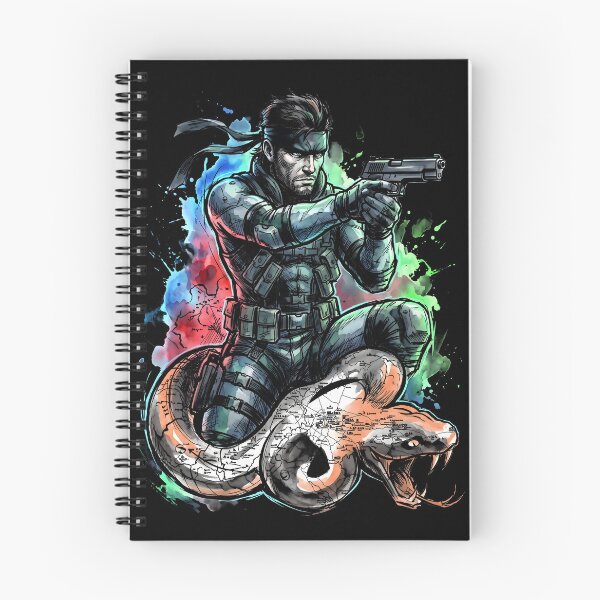 Item preview, Snake Metal Gear Solid Ink Gaming Graphic Tee designed and sold by Senpaiwaves.