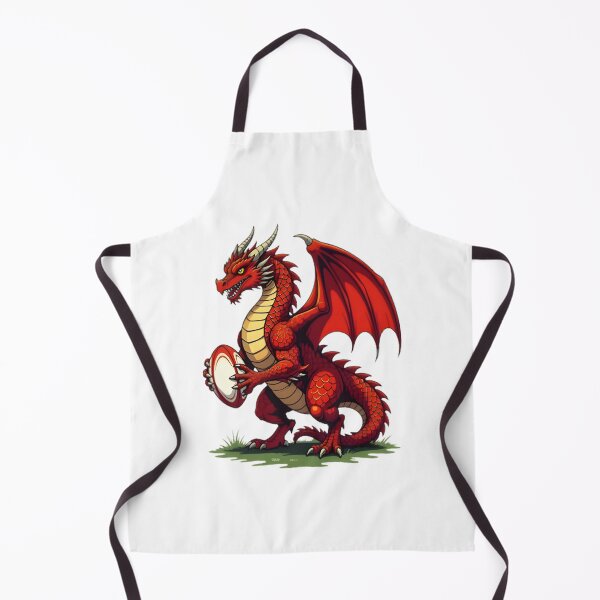 Item preview, Mighty Red Dragon Rugby Player Art | ⭐⭐⭐⭐⭐ Best Seller designed and sold by youness55.