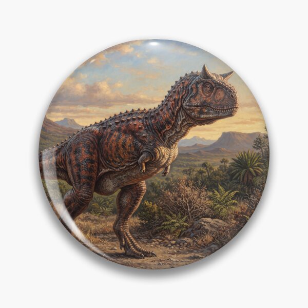 Item preview, Realistic Carnotaurus Paleoart, Cretaceous Dinosaur Illustration II designed and sold by Yaremchuk.