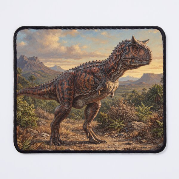 Item preview, Realistic Carnotaurus Paleoart, Cretaceous Dinosaur Illustration II designed and sold by Yaremchuk.