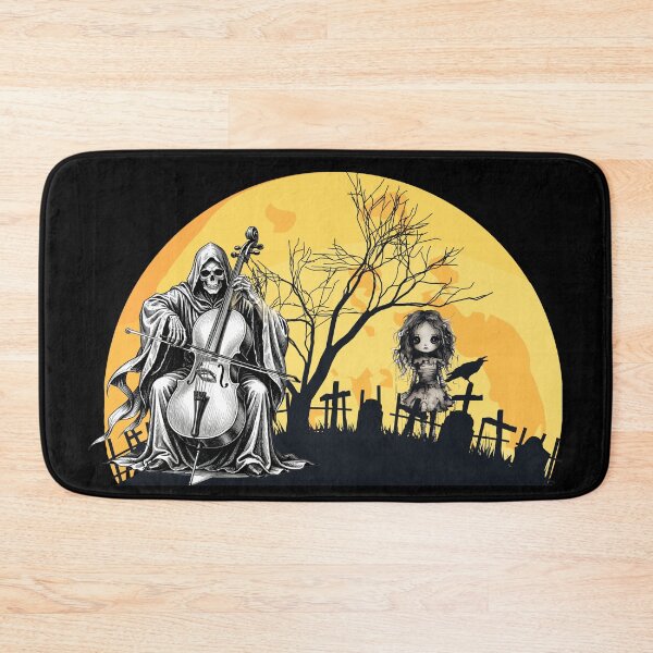 Item preview,  The Grim Reaper playing the cello designed and sold by MagelliShop.