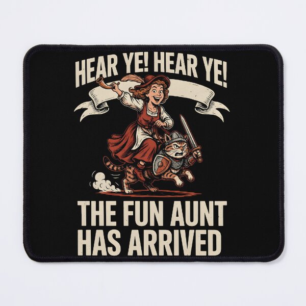 Item preview, Hear Ye Hear Ye The Fun Aunt Has Arrived Medieval Knight designed and sold by Redgiant87x.
