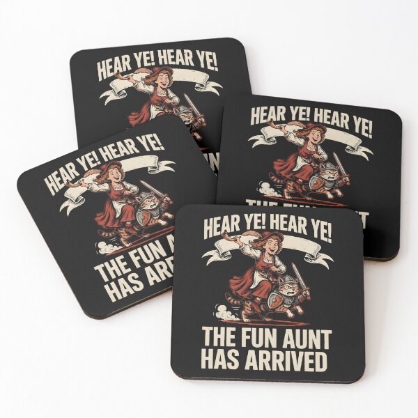 Item preview, Hear Ye Hear Ye The Fun Aunt Has Arrived Medieval Knight designed and sold by Redgiant87x.