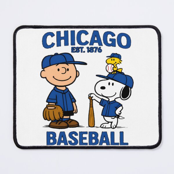 Item preview, Cute Cartoon Beagle Playing Chicago Baseball - Windy City Fan Art | Best Gift designed and sold by Made-easy.