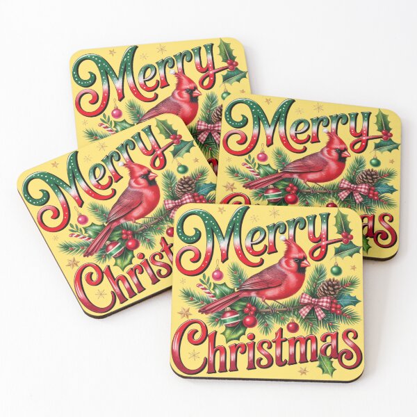Item preview, Red Cardinal - Merry Christmas designed and sold by 123ks.
