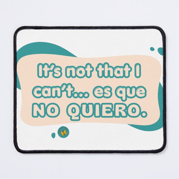 Item preview, No Quiero designed and sold by ChingonaLiving.