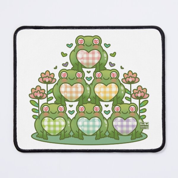 Item preview, U R Toadally Loved Frog Rainbow Stack Family designed and sold by TheBunnoBandit.