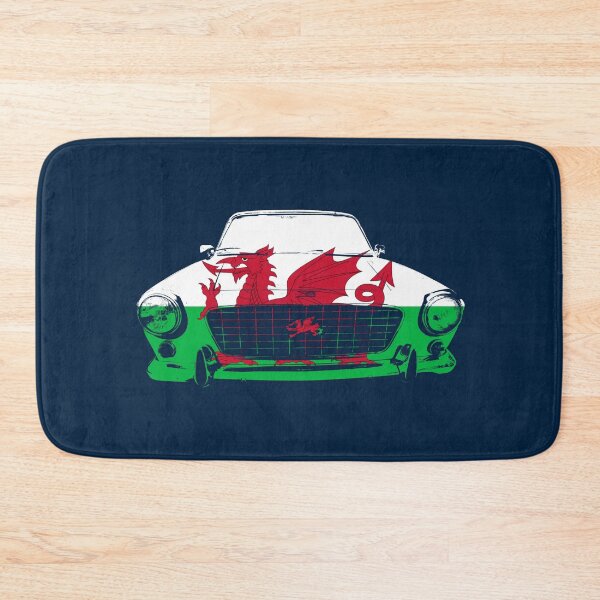 Item preview, Gilbern Invader 1970s classic car with Welsh flag designed and sold by soitwouldseem.