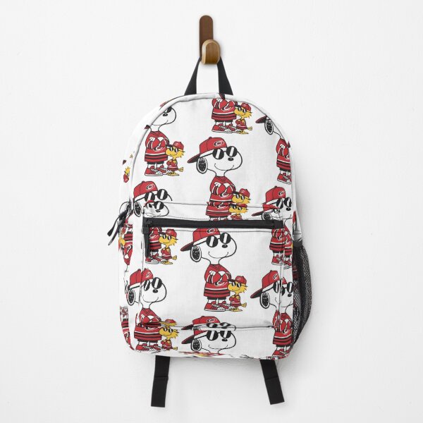 Item preview, Cute Cartoon Beagle Ice Hockey Player - Carolina Red And Black Sports Fan Art | Limited Edition designed and sold by Made-easy.
