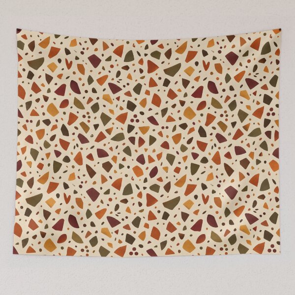 Item preview, Harvest Terrazzo – Modern Abstract Autumn Pattern designed and sold by astersgraphics.
