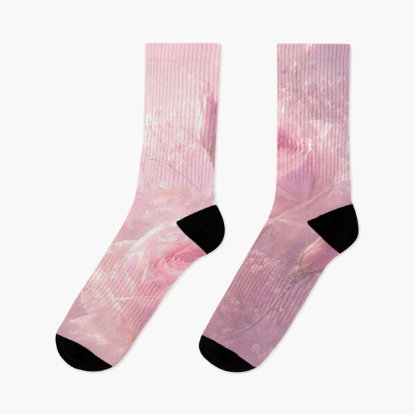 Artikelvorschau, Pink Roses and Rosebuds – Dreamy Pastel Floral Art entworfen und verkauft von ManJiangHong.