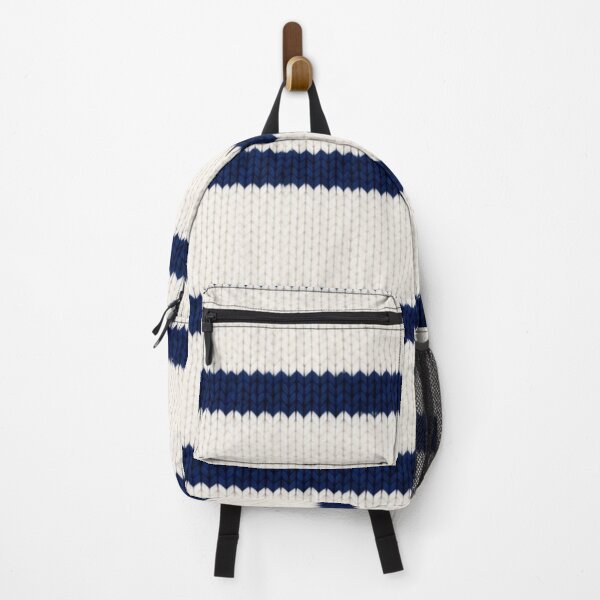 Item preview, Coastal Cosy Jumper Pattern - Navy and White Stripes designed and sold by TheSlowShore.