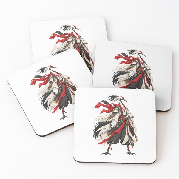 Item preview, Japanese Crane Samurai Warrior Fantasy designed and sold by MrDev.