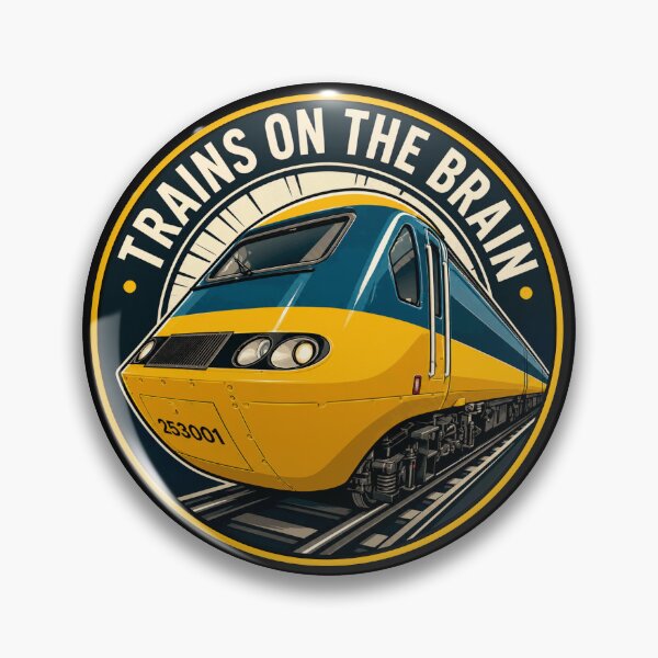 Item preview, Brtitish Rail 125 High Speed Train - Trains On The Brain designed and sold by Maljonic.