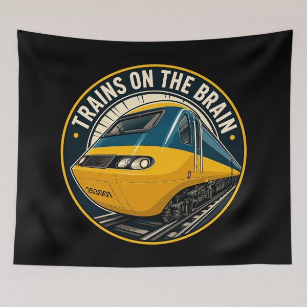 Item preview, Brtitish Rail 125 High Speed Train - Trains On The Brain designed and sold by Maljonic.