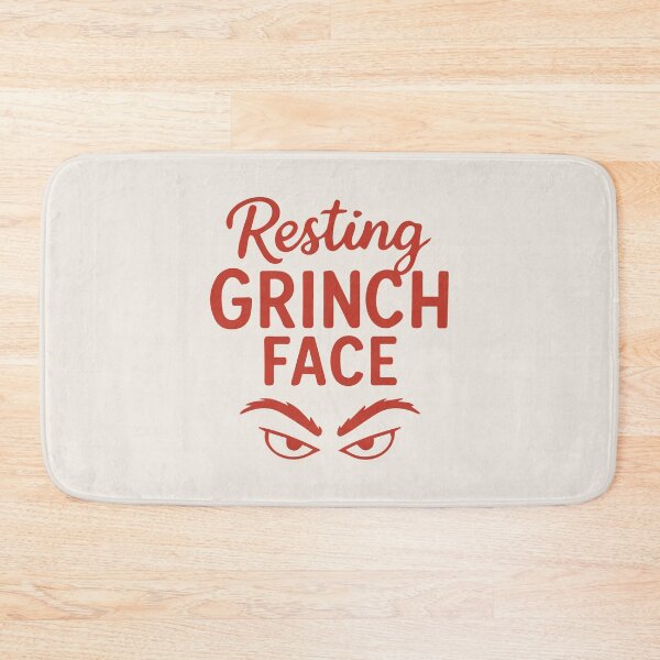 Item preview, Resting Grinch Face – Funny Holiday Art designed and sold by Tklezardesigns.