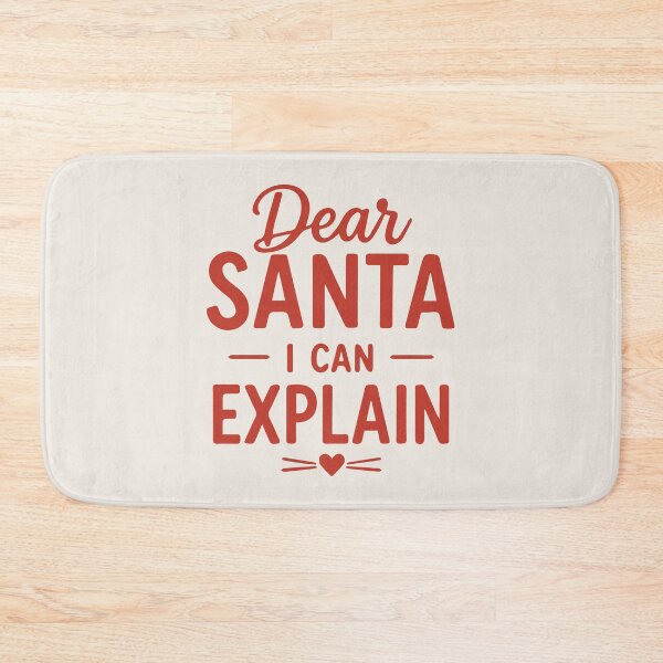 Item preview, Christmas Dear Santa I Can Explain – Funny Holiday Art designed and sold by Tklezardesigns.