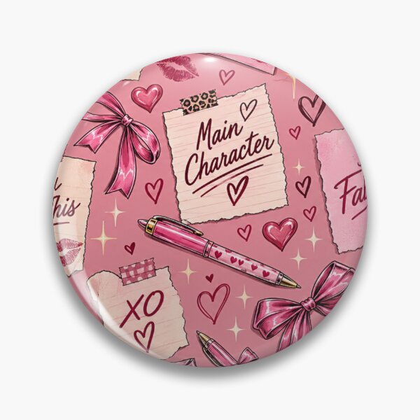 Item preview, Pink Girly Self Love Pattern – Pretty Girl Main Character Coquette Aesthetic designed and sold by TheStephanieRome.