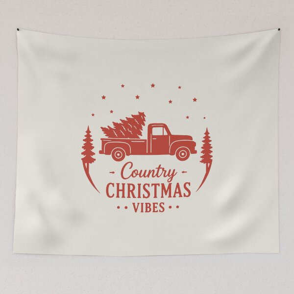Item preview, Country Christmas Vibes – Festive Holiday Art designed and sold by Tklezardesigns.