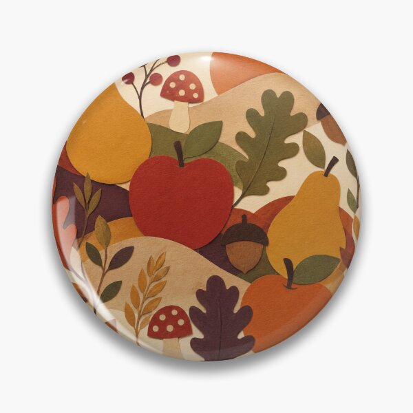 Item preview, Layered Harvest – Autumn Paper Cut Botanical Collage designed and sold by astersgraphics.