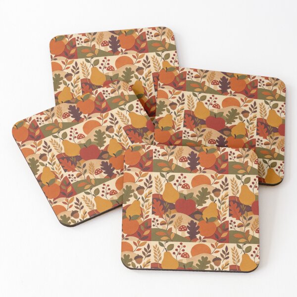 Item preview, Layered Harvest – Autumn Paper Cut Botanical Collage designed and sold by astersgraphics.