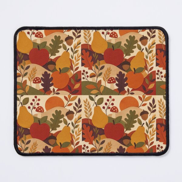 Item preview, Layered Harvest – Autumn Paper Cut Botanical Collage designed and sold by astersgraphics.