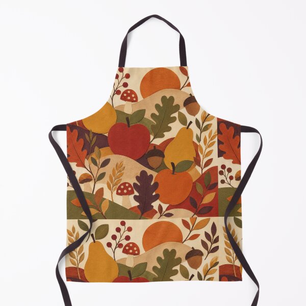 Item preview, Layered Harvest – Autumn Paper Cut Botanical Collage designed and sold by astersgraphics.